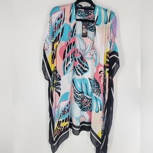 Rachel Roy Women's Floral Kimono Cover-up One Size New
